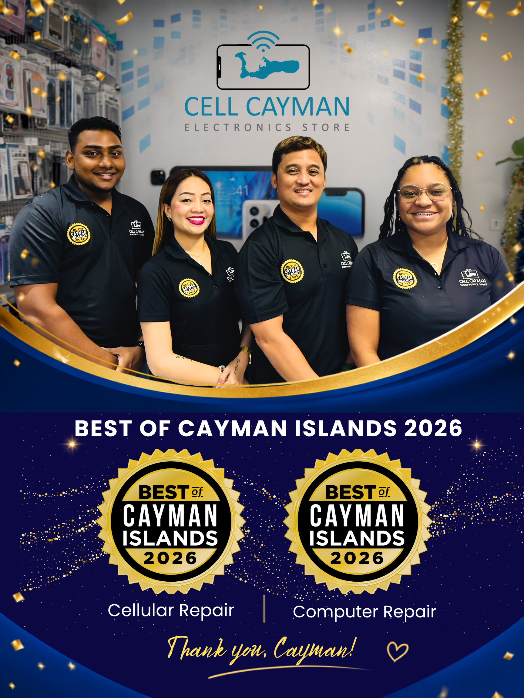 Cell Cayman team