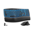 Sablute - Ergonomics Wireless Mouse & Keyboard